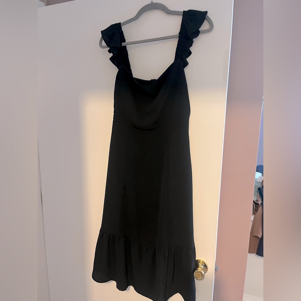 Black cocktail dress.